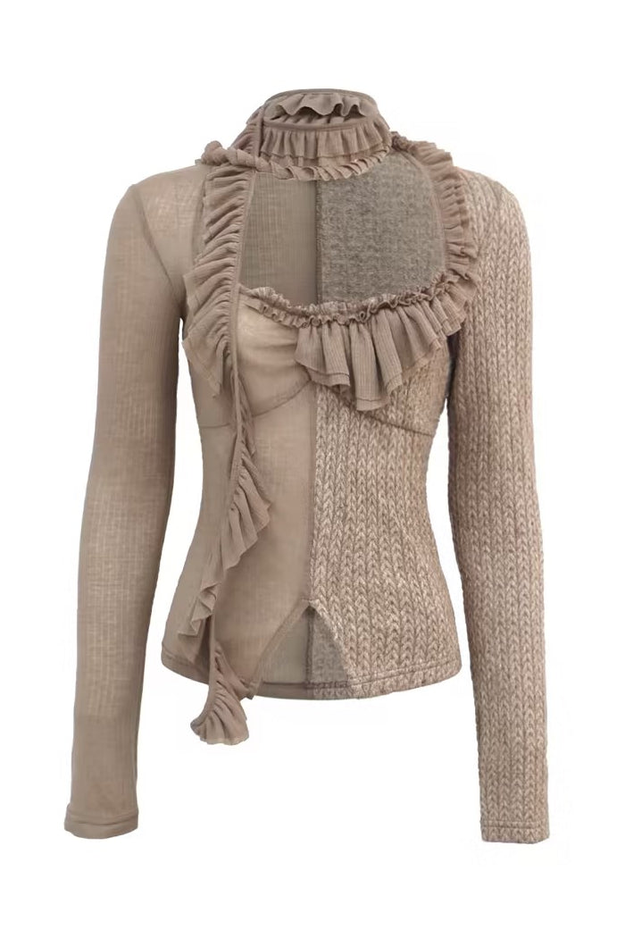 Lumi Ruffle Knit Top