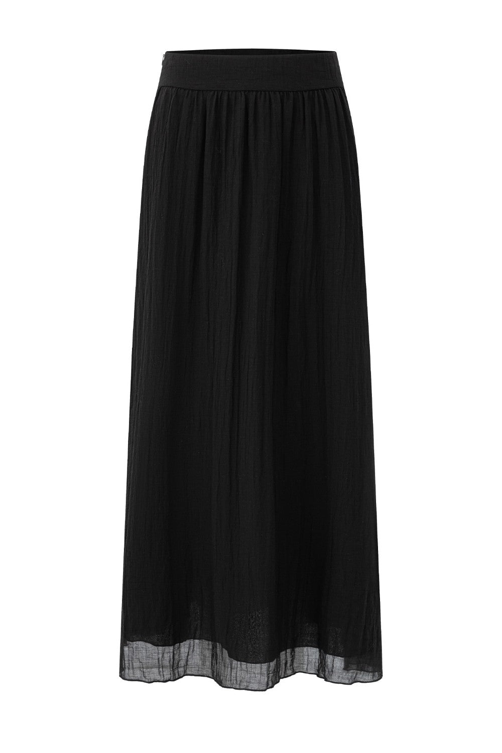 Flowing Crinkle Maxi Skirt