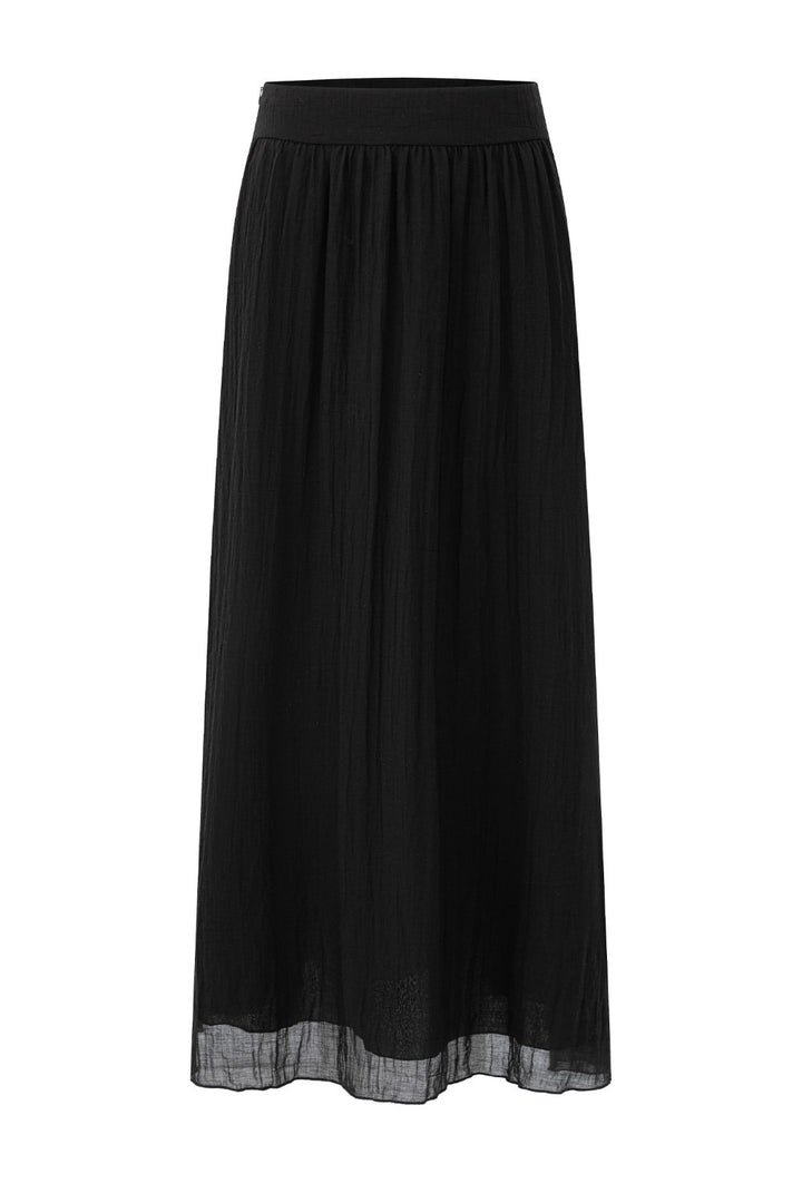 Flowing Crinkle Maxi Skirt