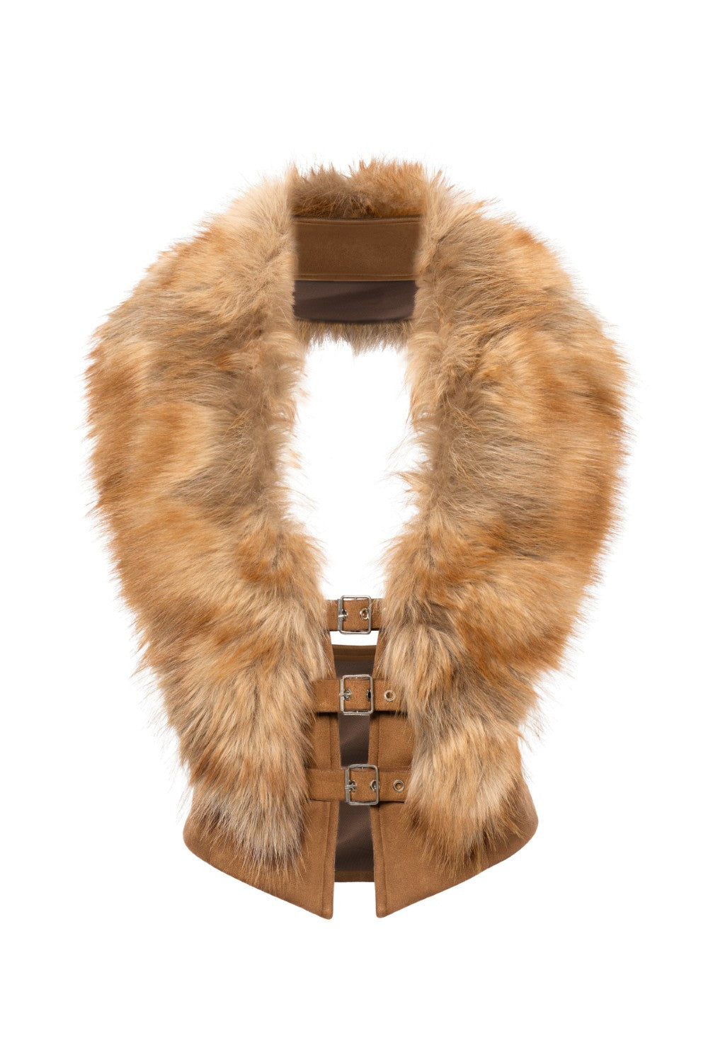 Bianca Open-Back Fur Gilet