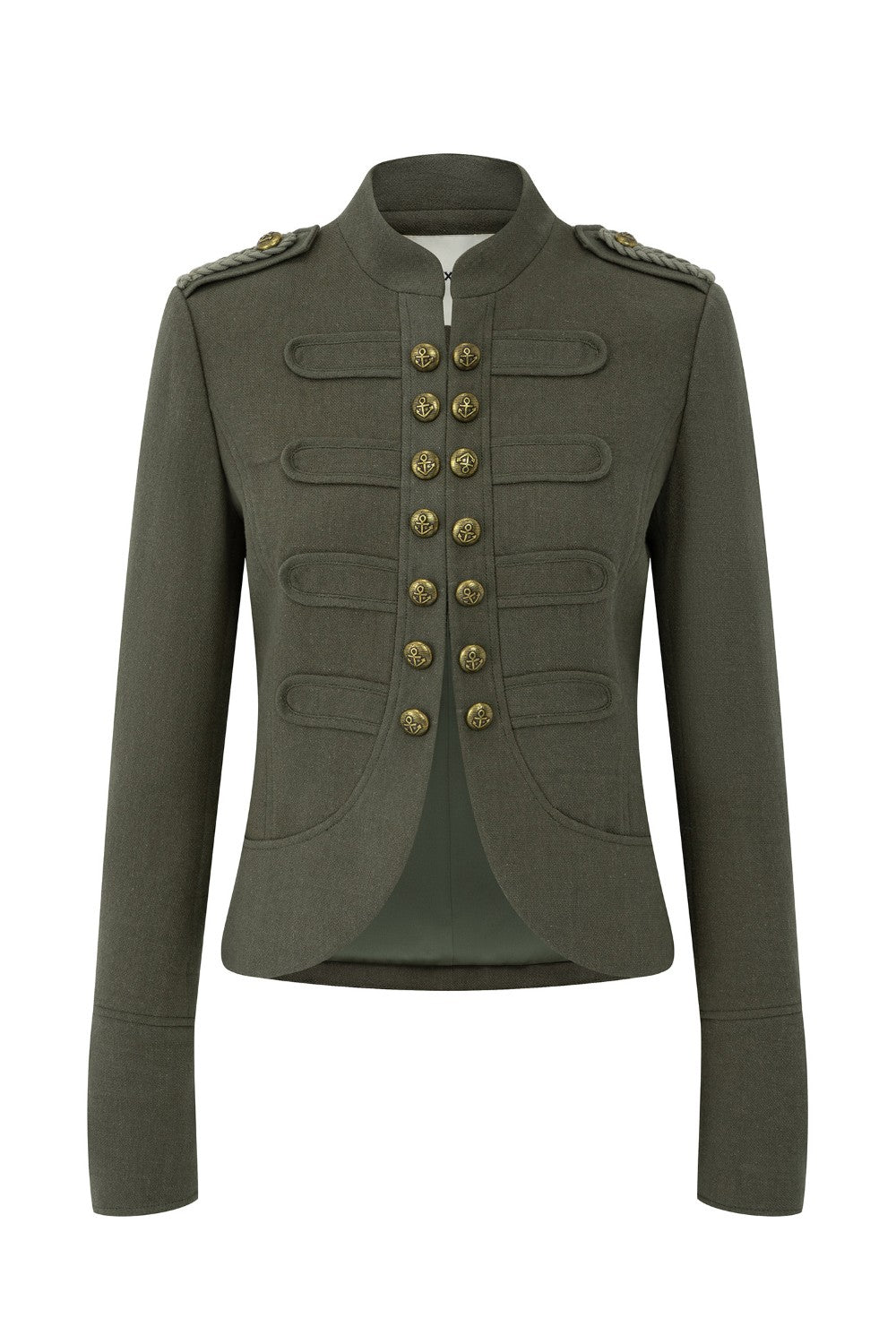 Ada Olive Military Jacket