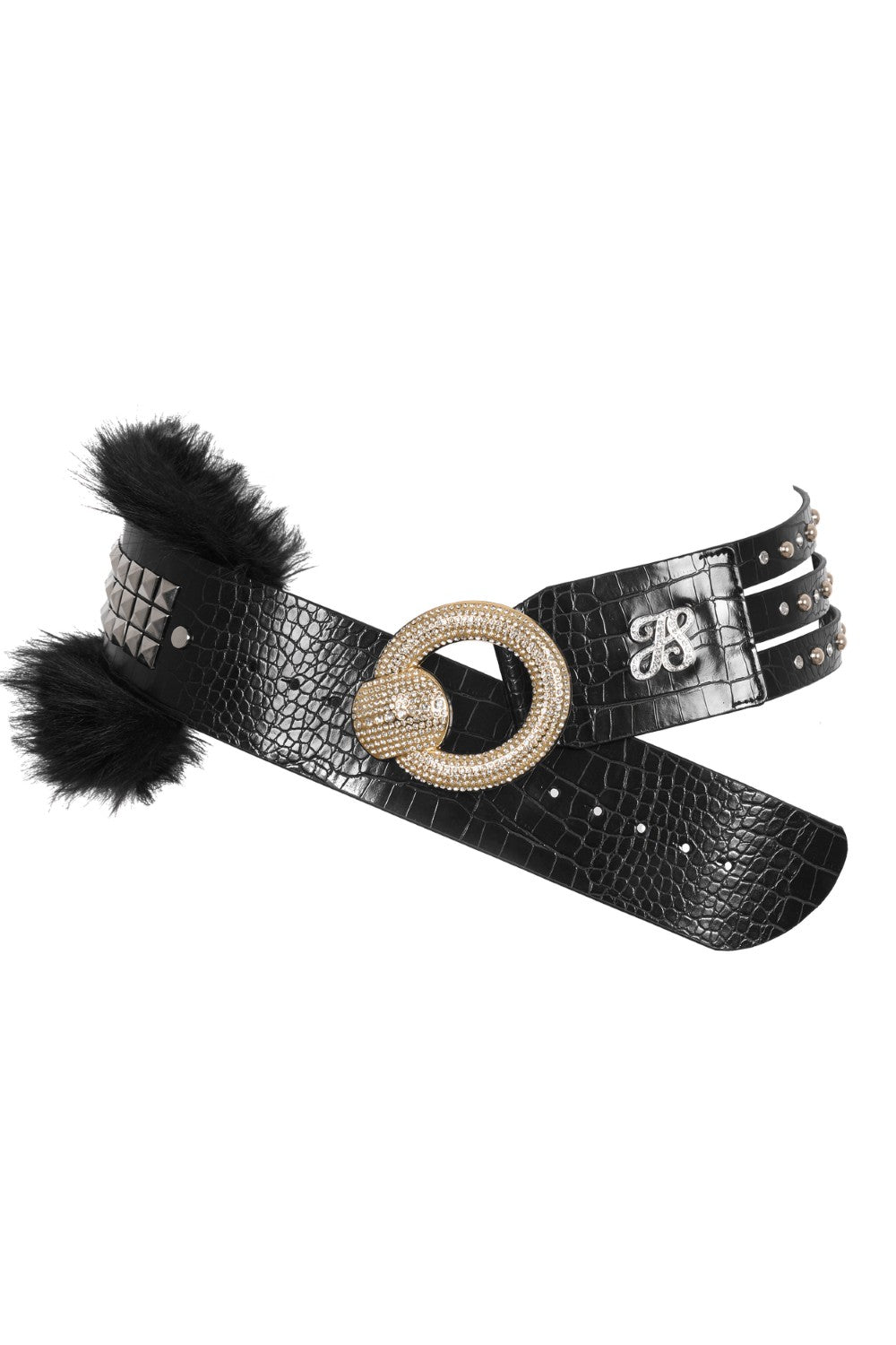 Dove Midnight Ring Belt