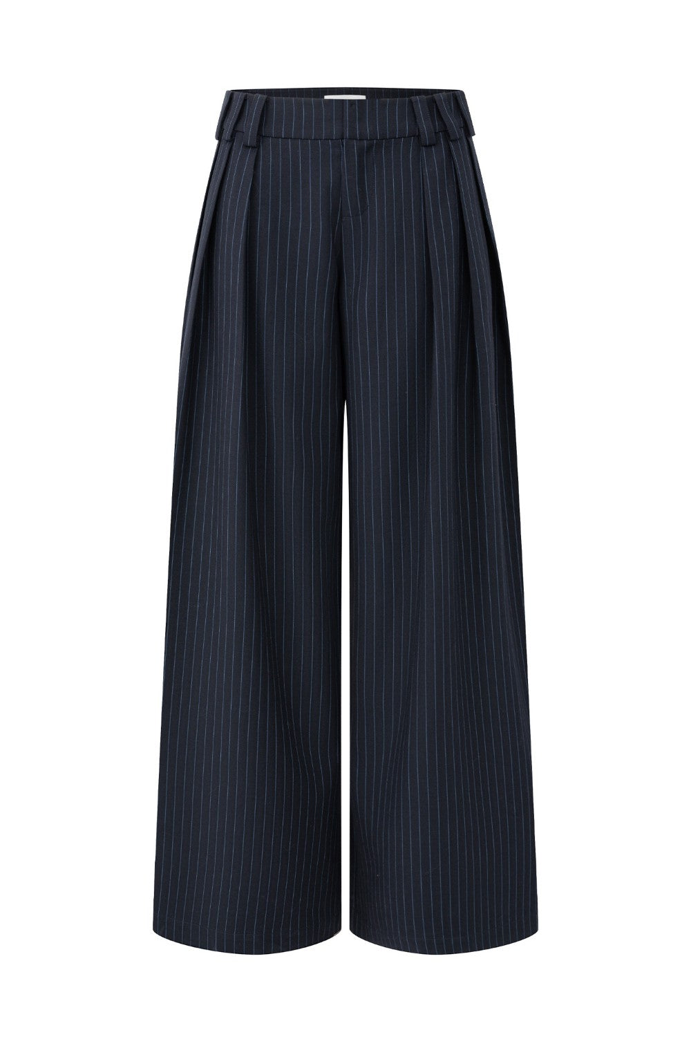 Leni Pinstripe Pleated Trousers