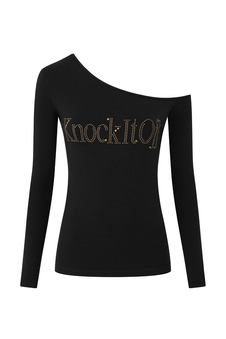 Sienna Bronze Rhinestone Top