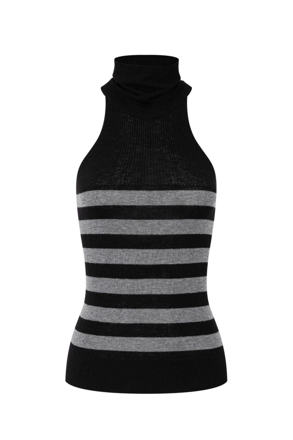 Cleo Striped Turtleneck Top