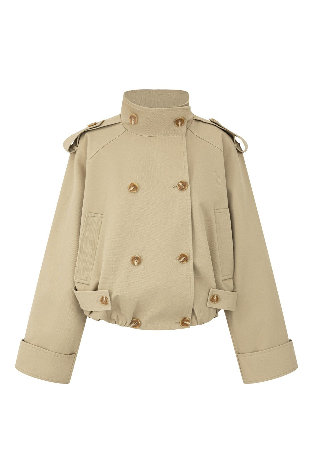 Camille Khaki Trench Jacket