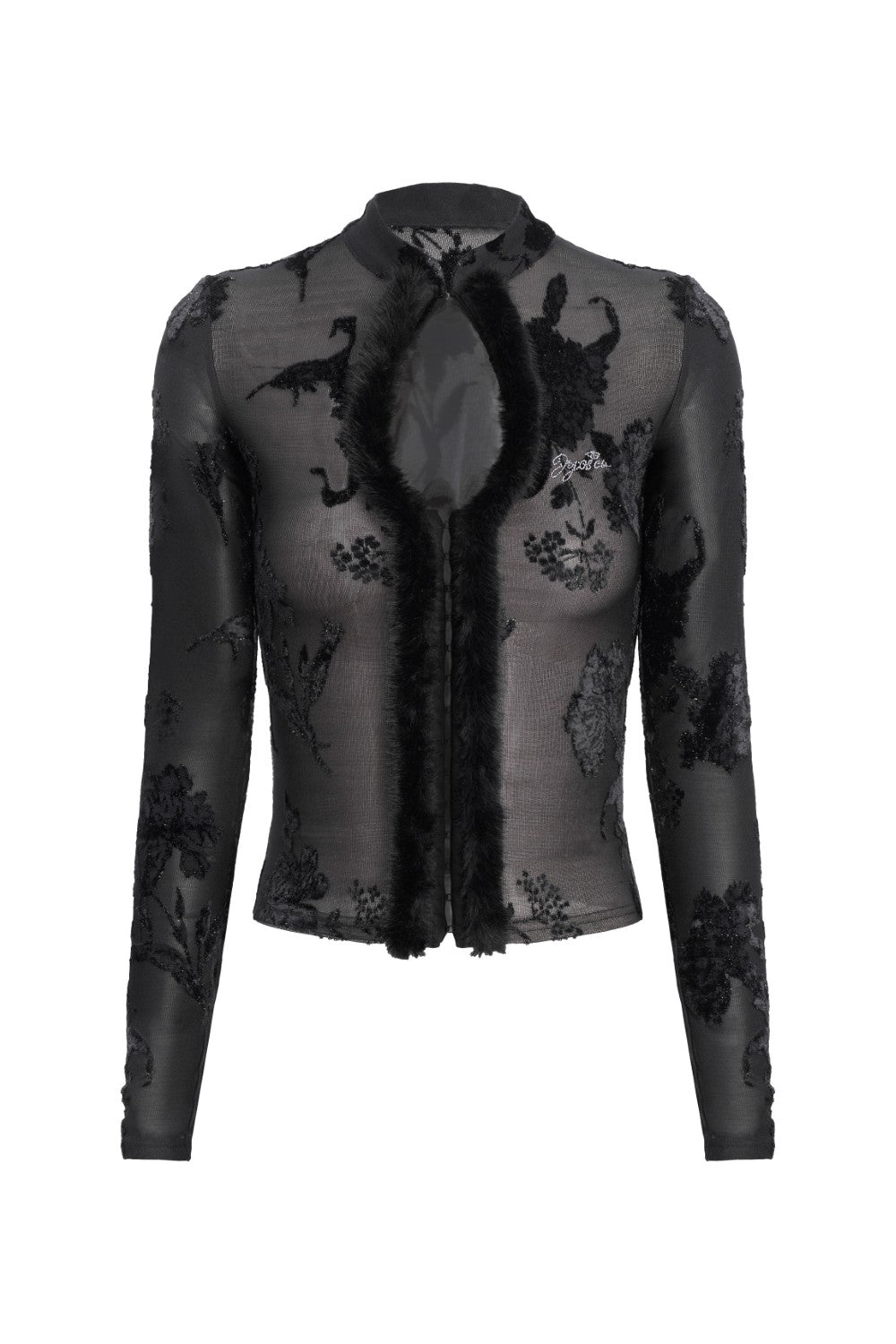 Alba Sheer Floral Cardigan