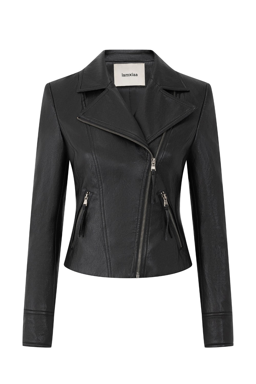 Alessia Fitted Leather Jacket