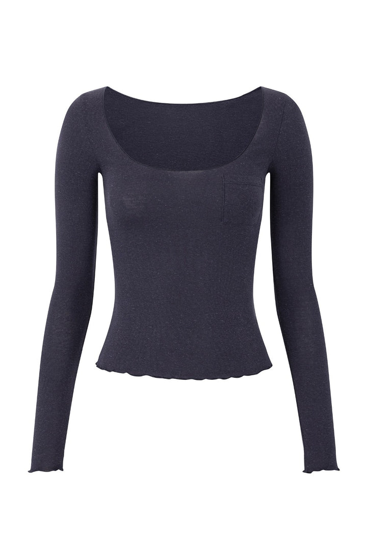 Moonlit Scoop Neck Top