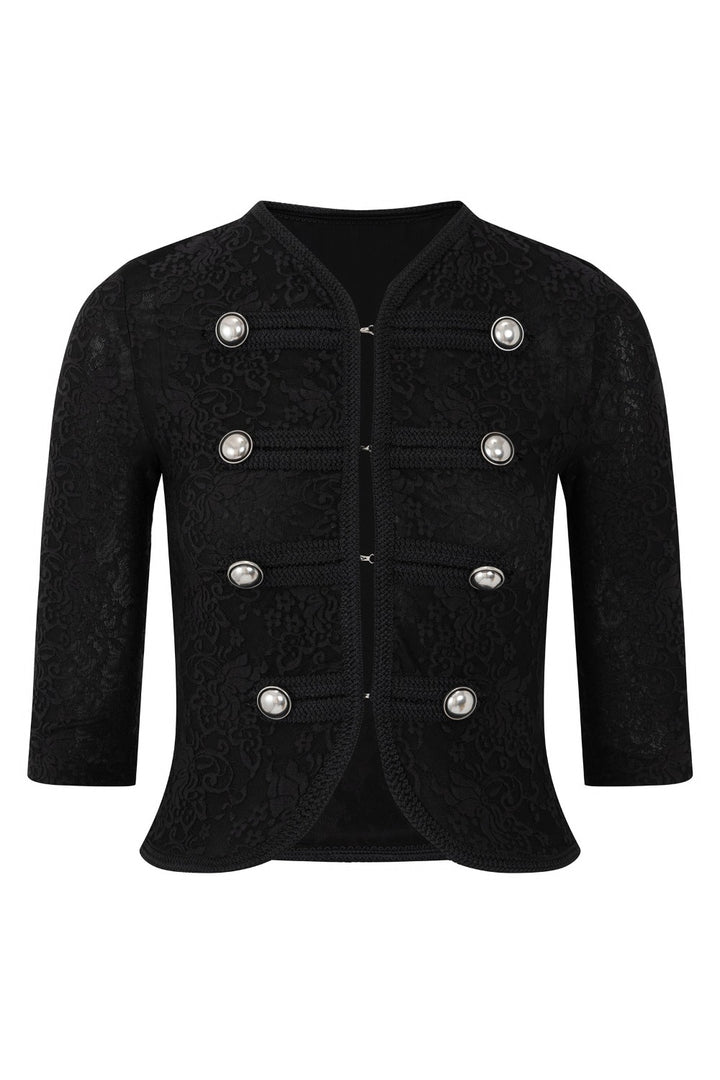 Gilded Court Lace Top