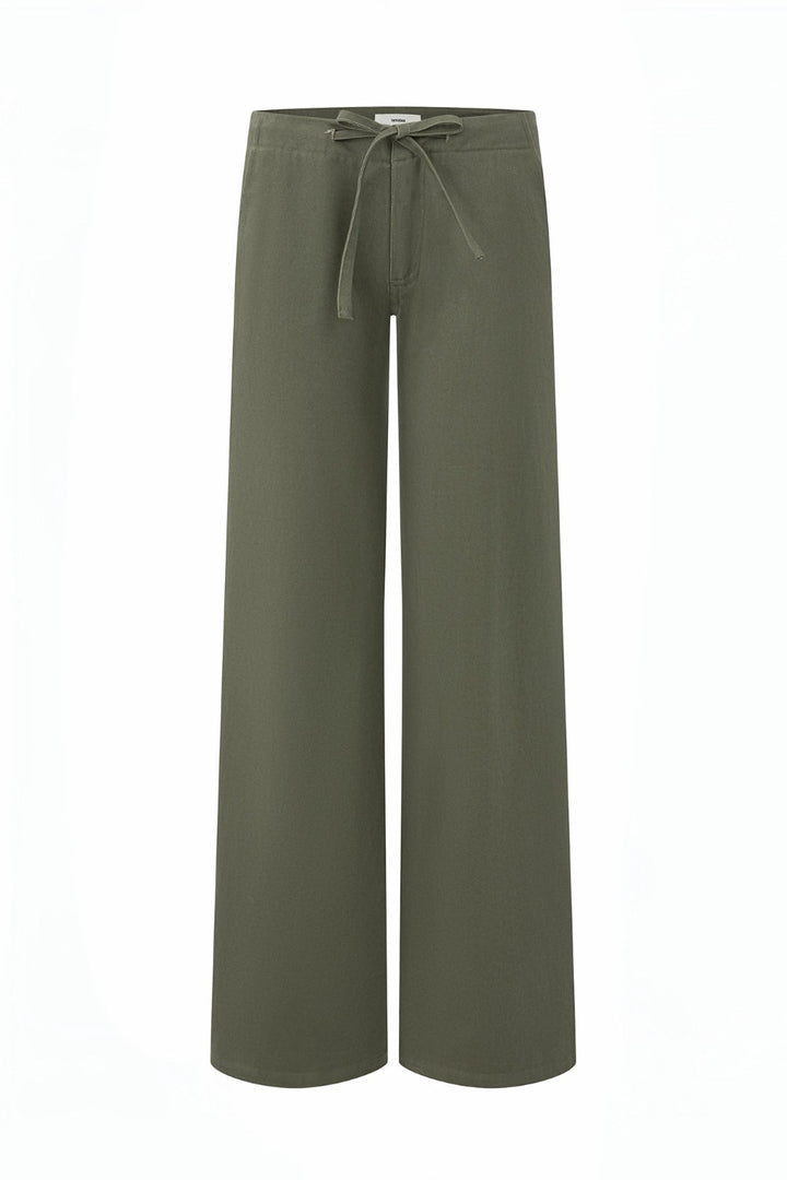 Mila Drawstring Straight Pants