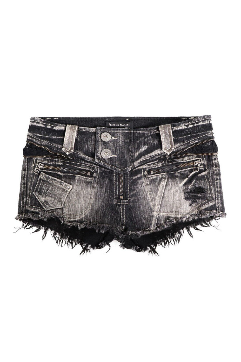 Kaia Distressed Denim Shorts