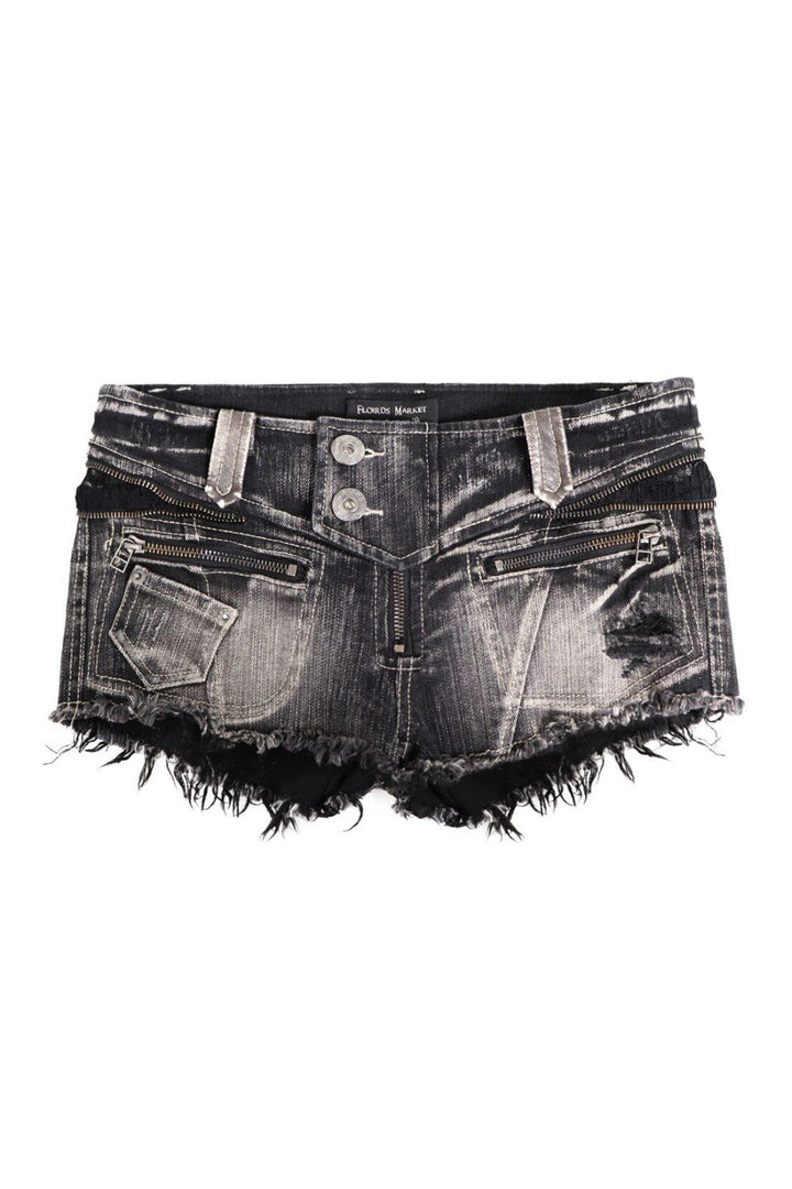 Kaia Distressed Denim Shorts
