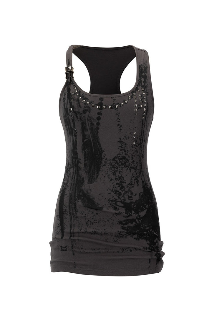 Feather Chain Bodycon Tank