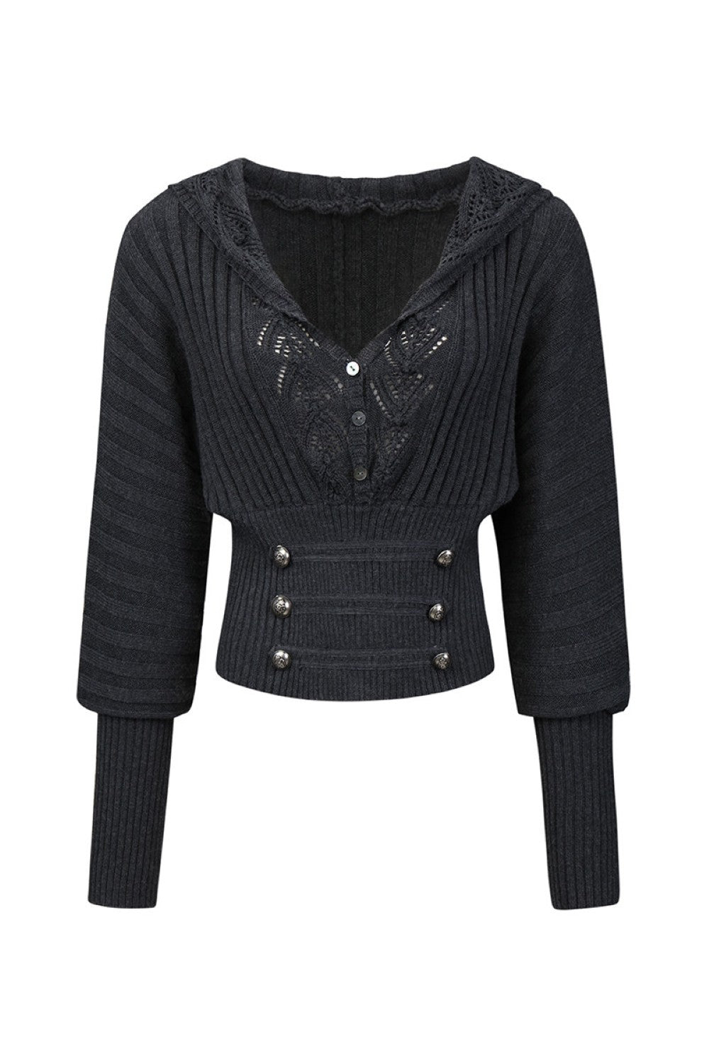 Siren Hooded Knit Sweater
