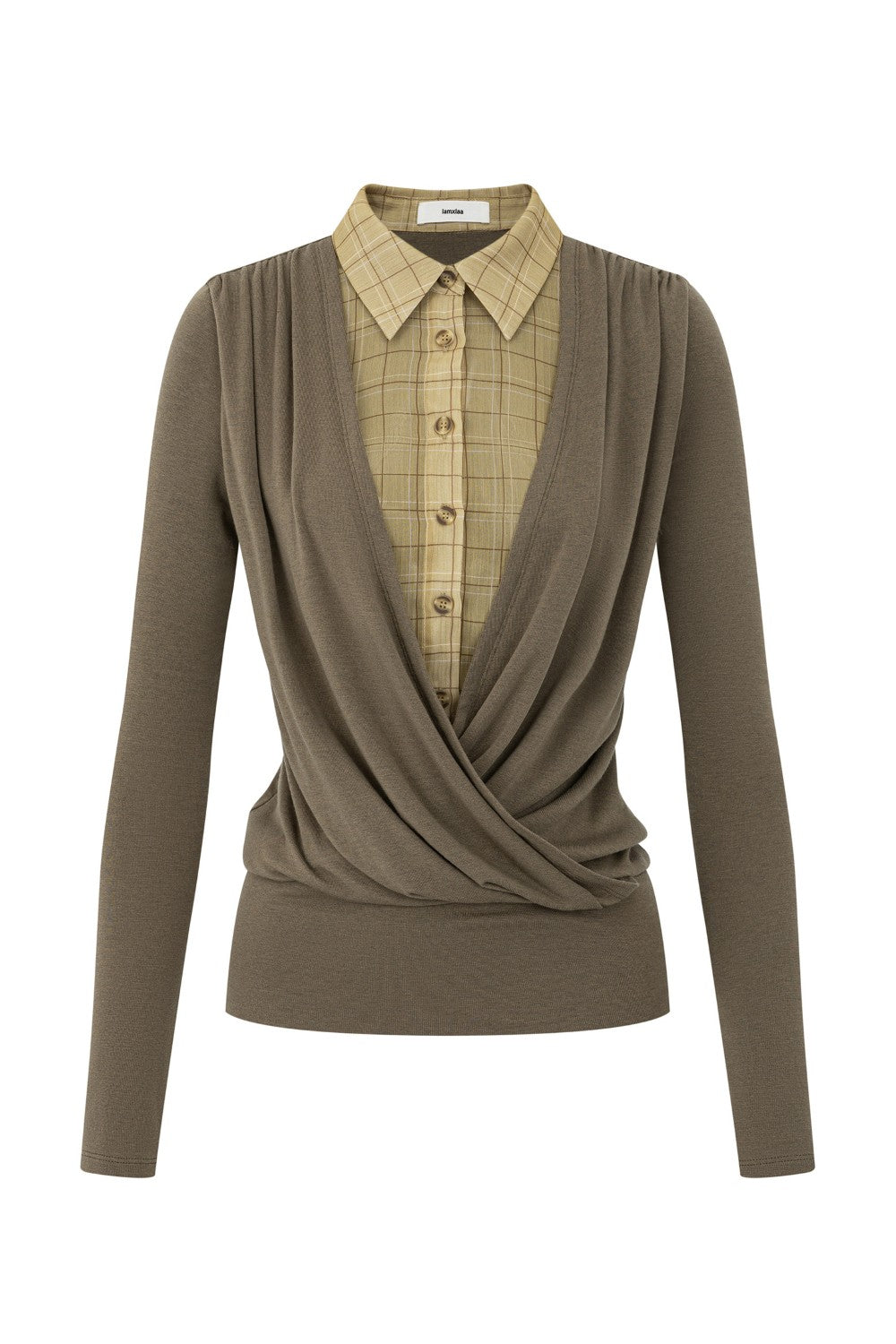 Aubrey Layered Draped Blouse