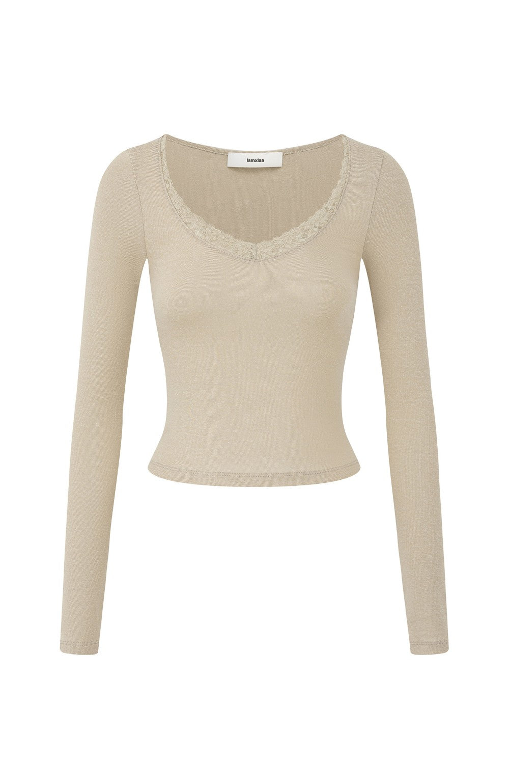 Celeste Lace Neckline Top