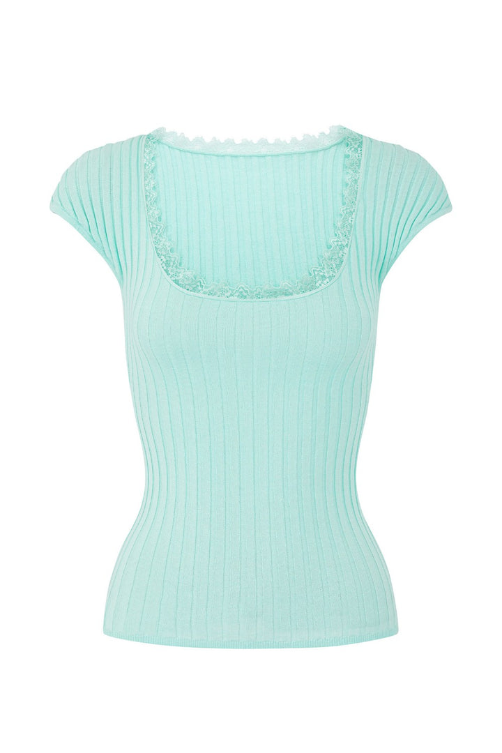 Camille U-Neck Lace Top