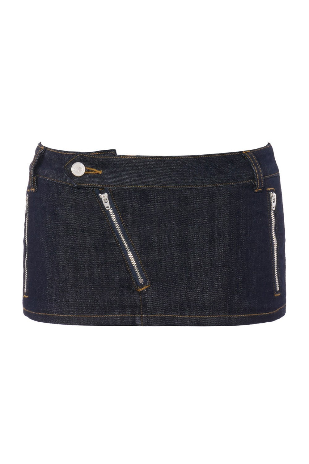Indigo Zip Denim Skort