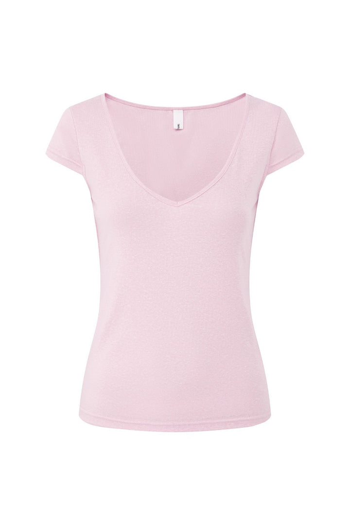 Airy V-Neck Slim Shirt