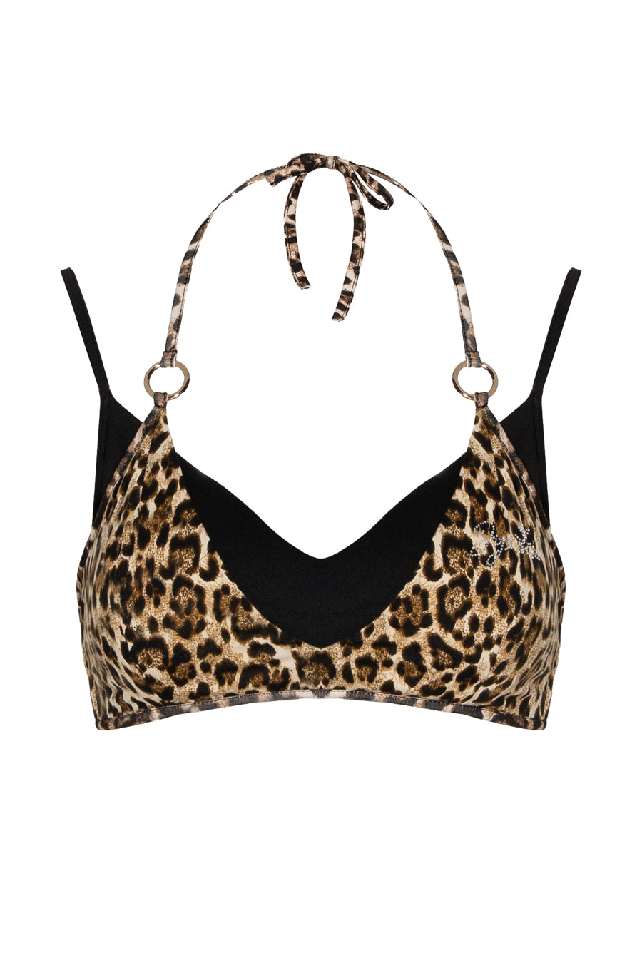 Leopard Love Halter Bra