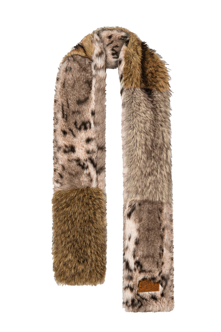Remi Leopard Plush Scarf