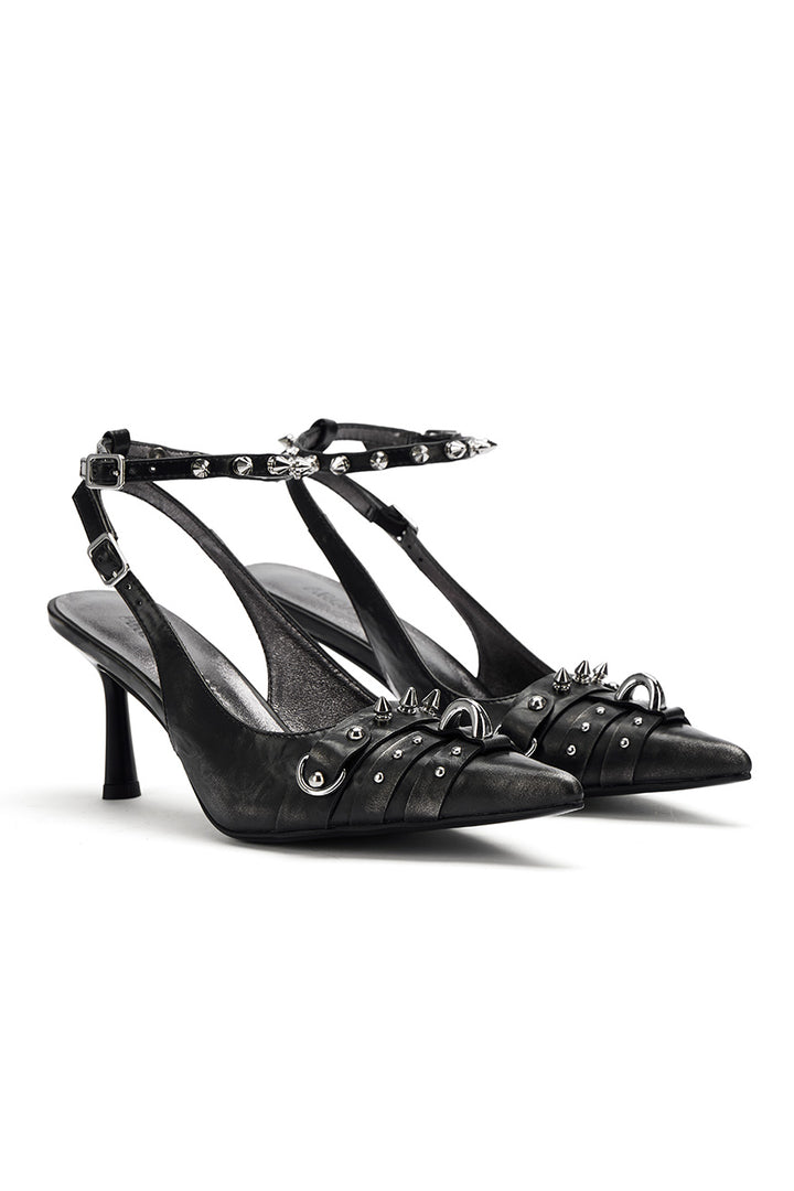 Elysse Spike Strap Heels