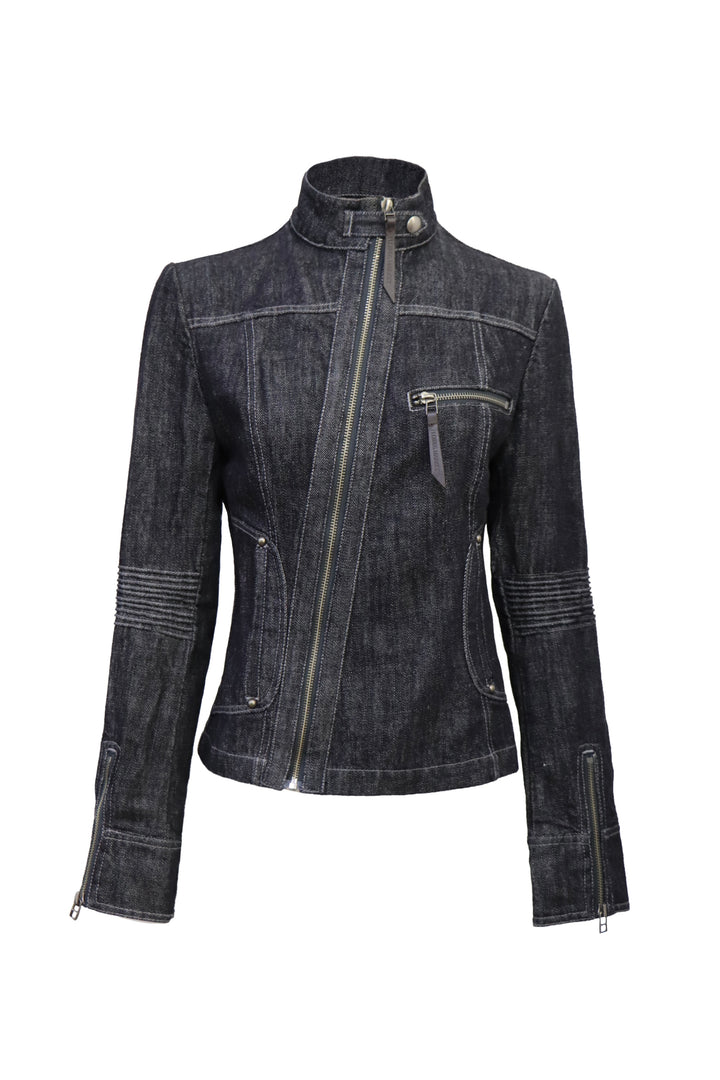 Lena Dark Denim Jacket