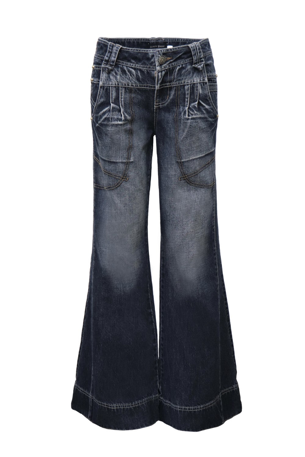 Riley Wide-Leg Retro Jeans