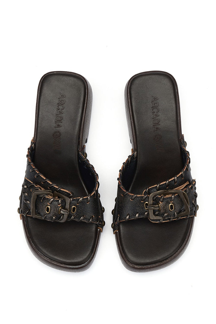 Sienna Woven Wood Clogs