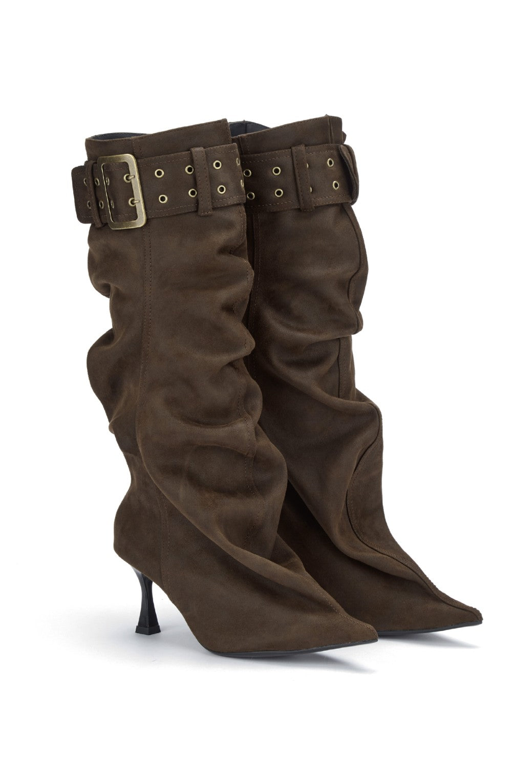 Keira Belted Slouch Boots