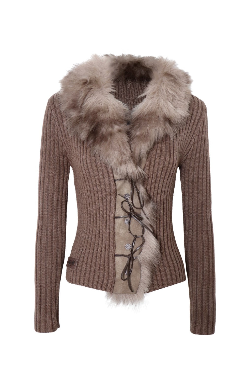 Vienna Wool Lace-Up Cardigan