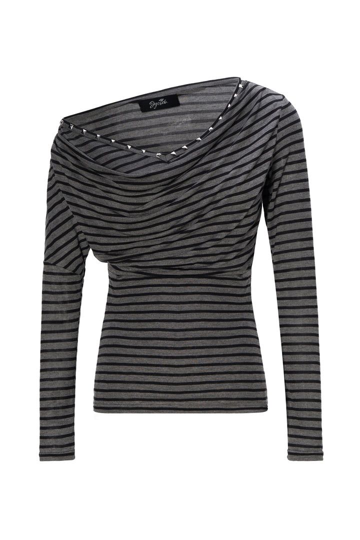 Rue Striped Drape Shirt