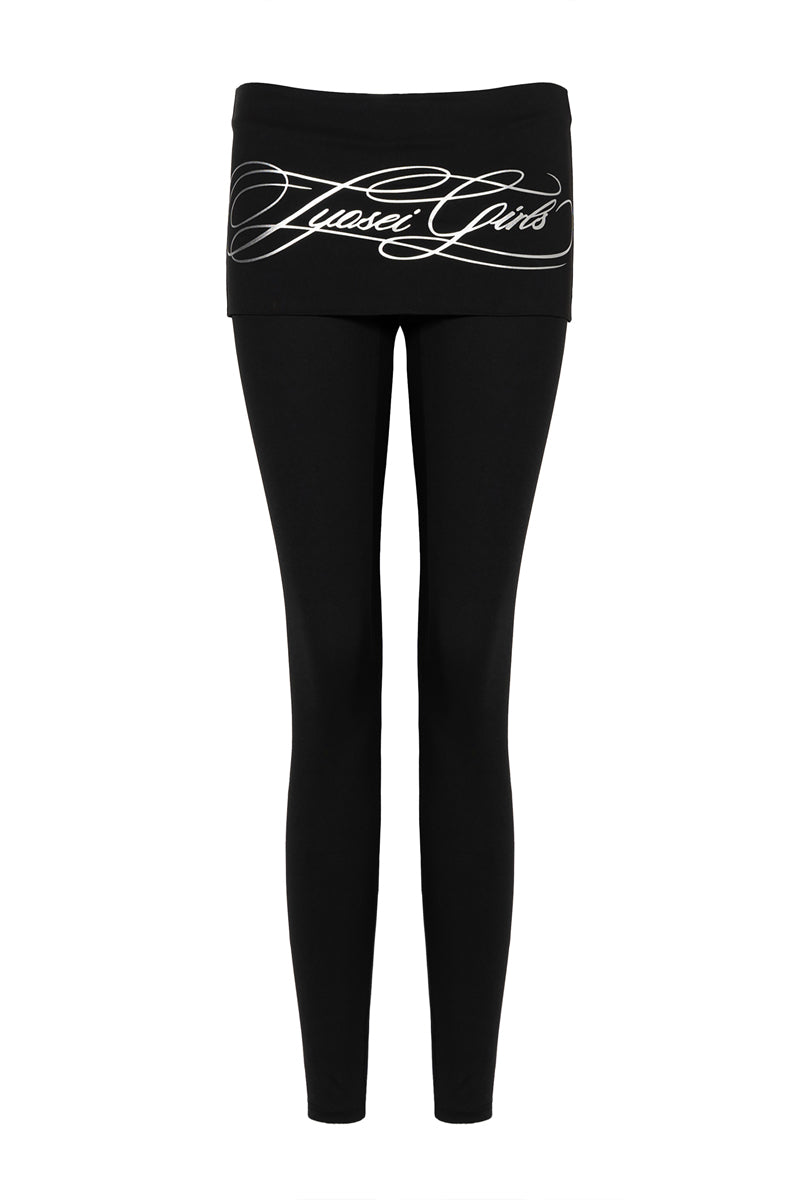 Paris Foldover Waist Leggings