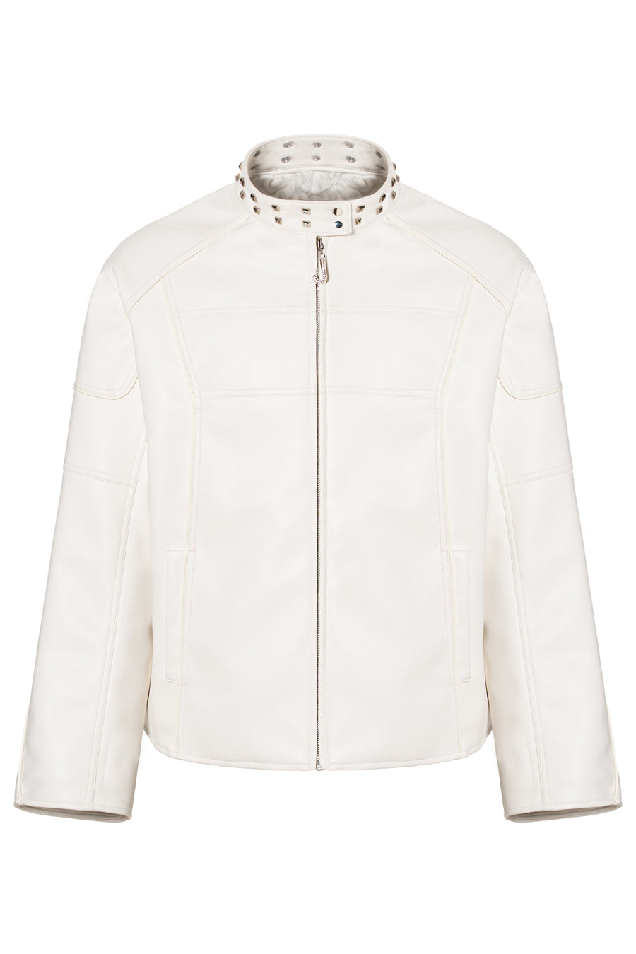 Avery White Rider Jacket