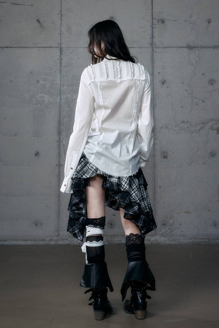 Vintage Long-Sleeve Blouse