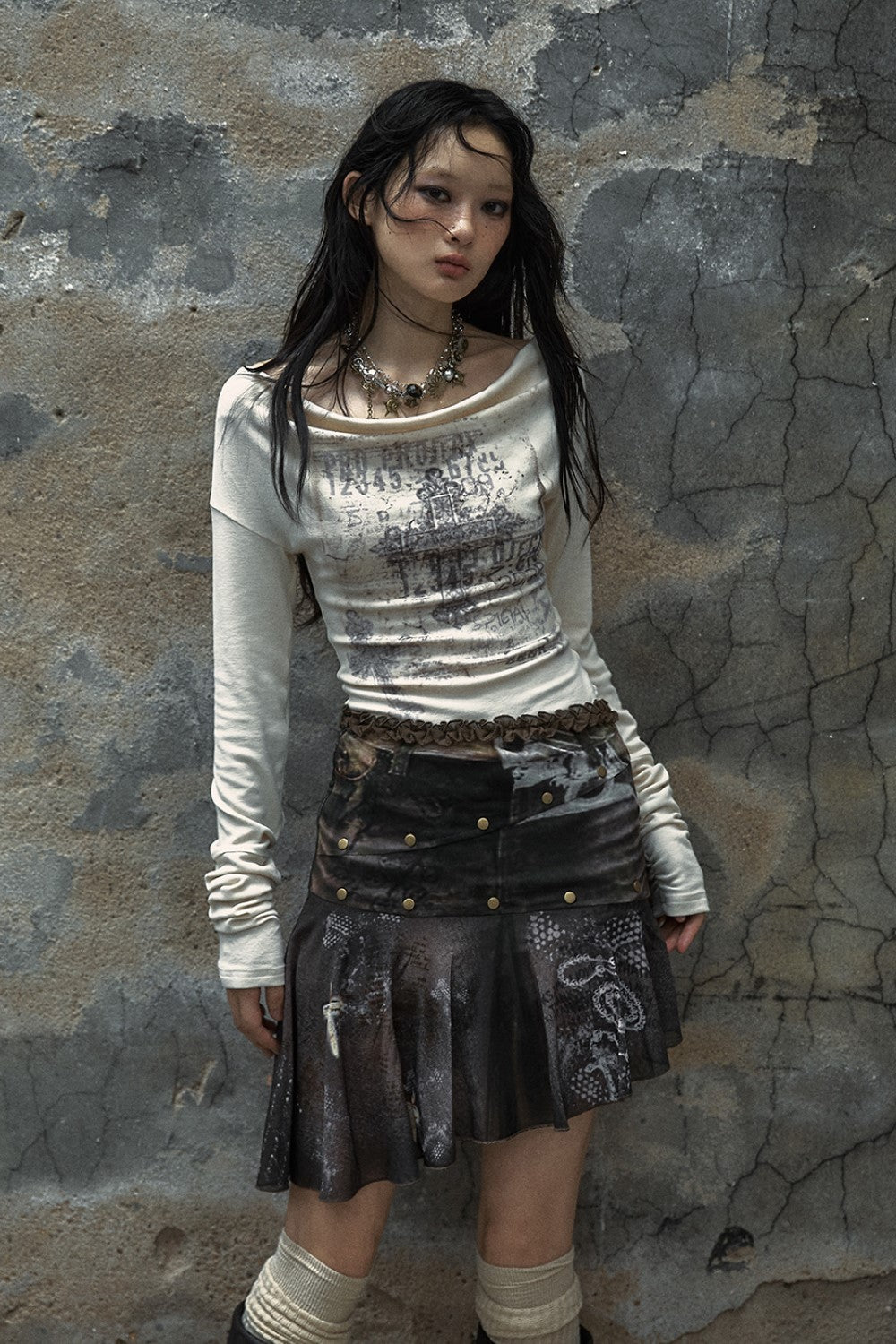 Asymmetrical Rebel Skirt