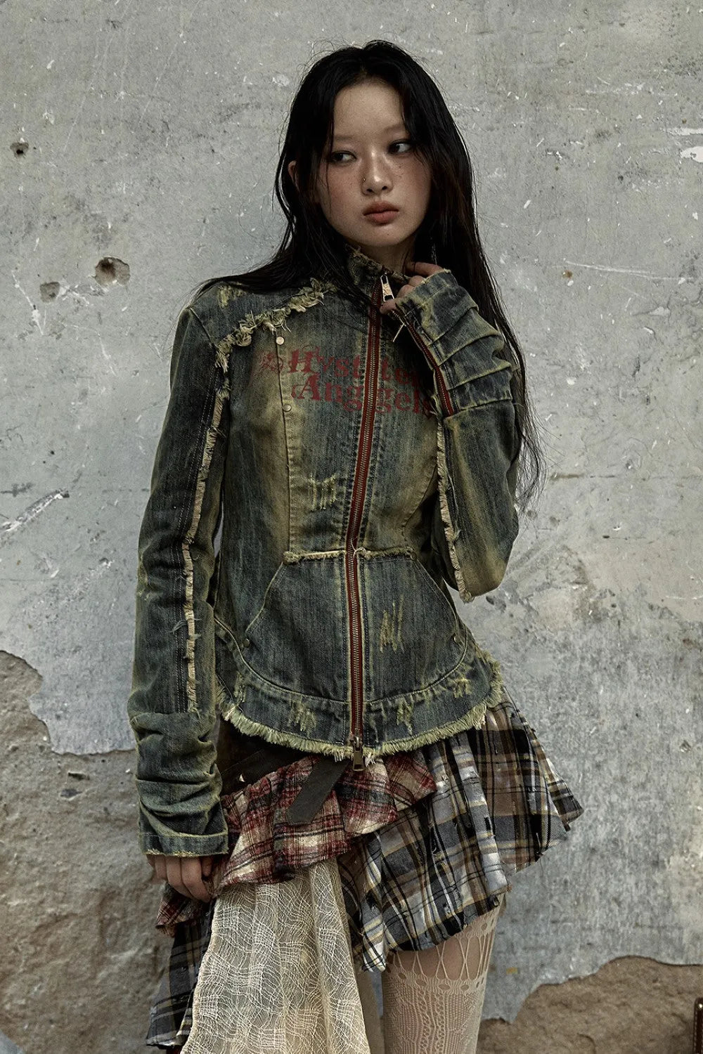 Distressed Denim Jacket – Pixie Rebels