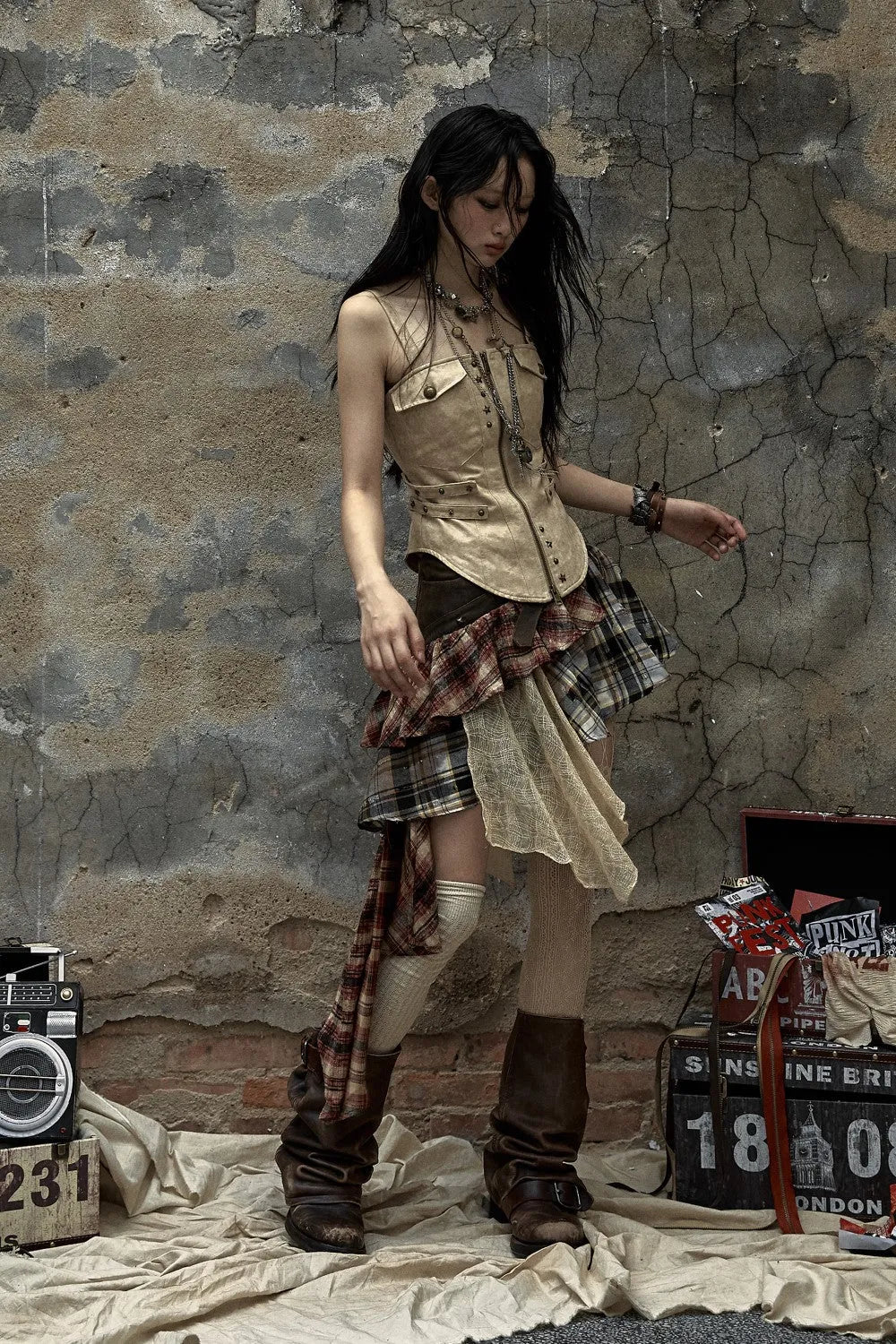 Layered Plaid Skirt – Pixie Rebels