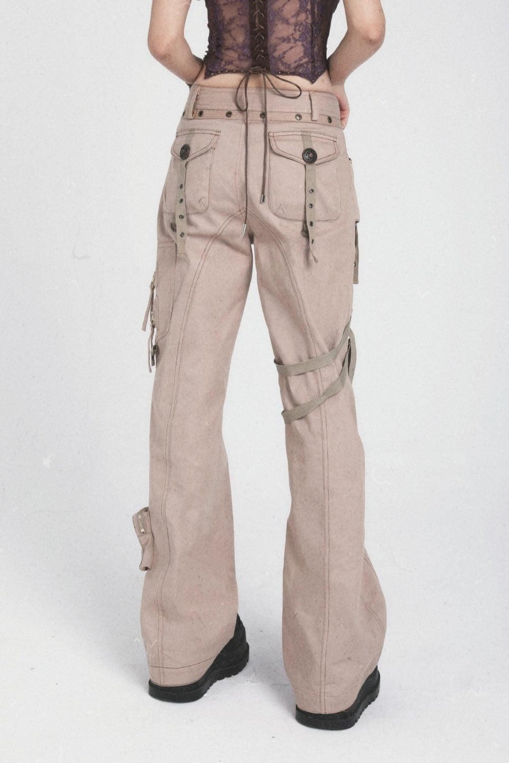 Multi-Pocket Cargo Pants - Pixie Rebels