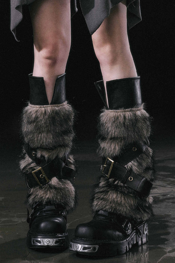 Fur-Lined Legwarmers