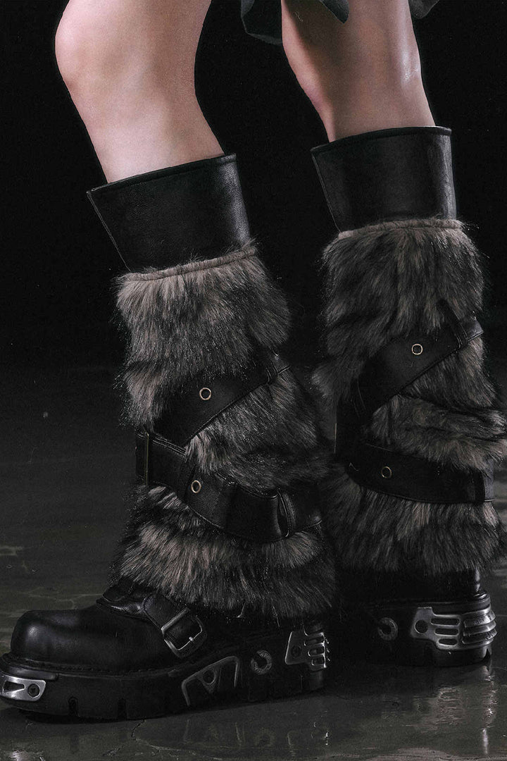 Fur-Lined Legwarmers