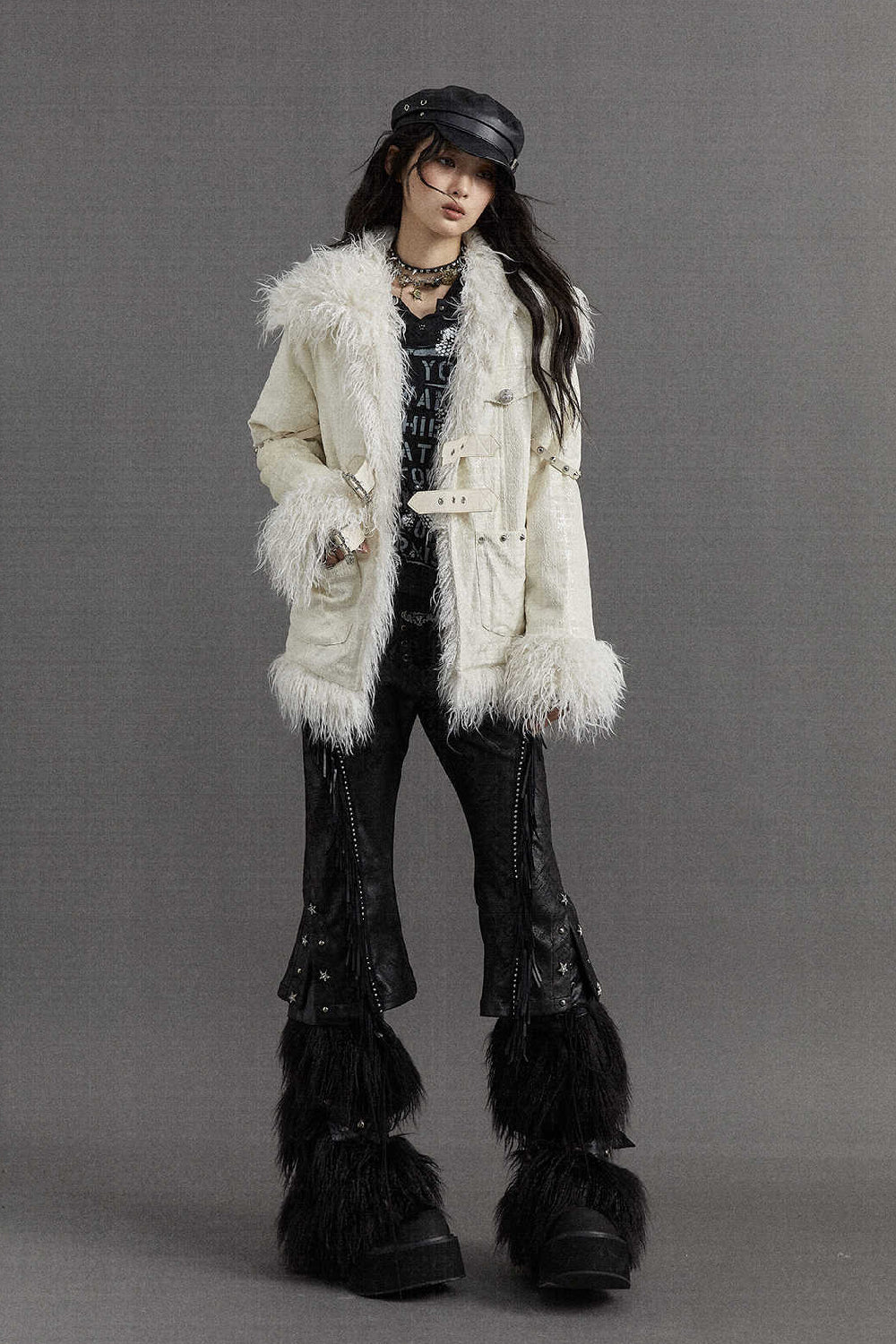 Ivory Fur Coat