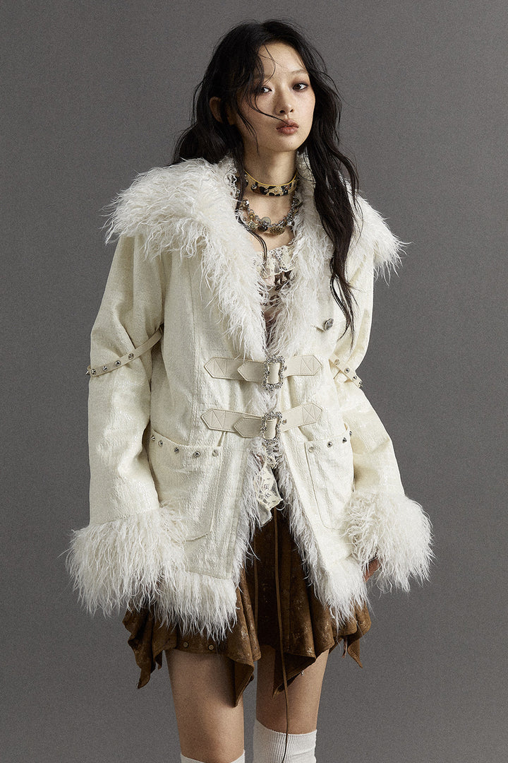 Ivory Fur Coat