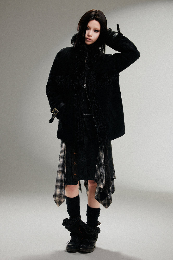 Fur Belted Coat