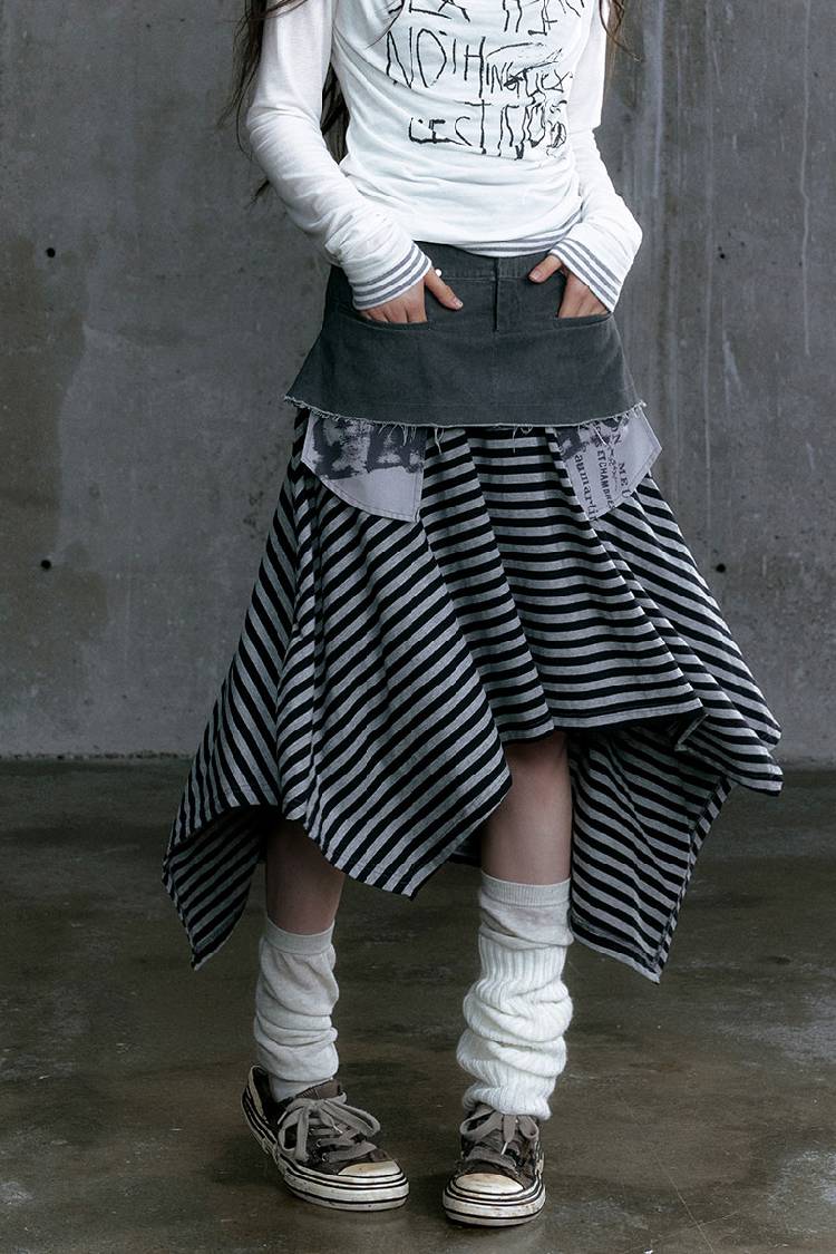 Striped Layers Skirt