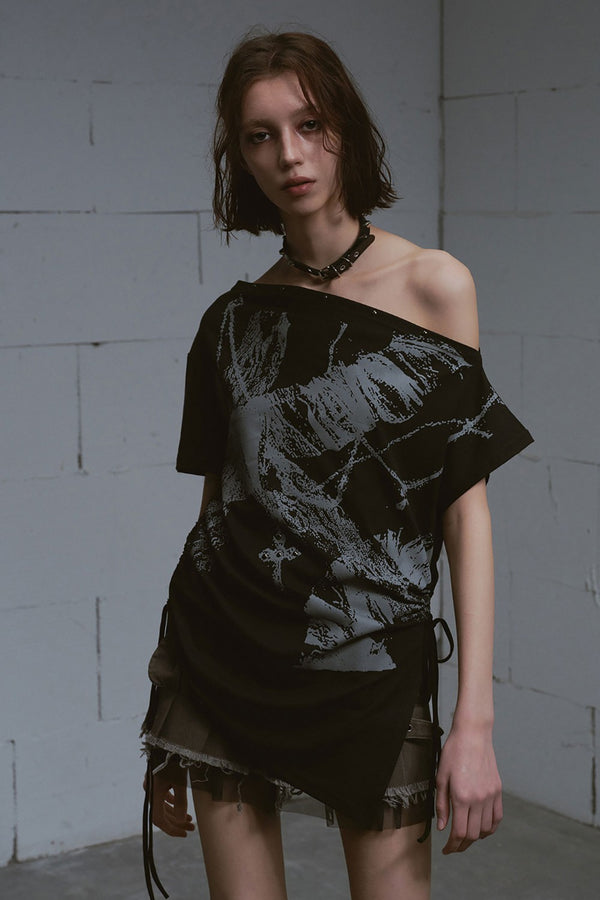Off-Shoulder Slash Top
