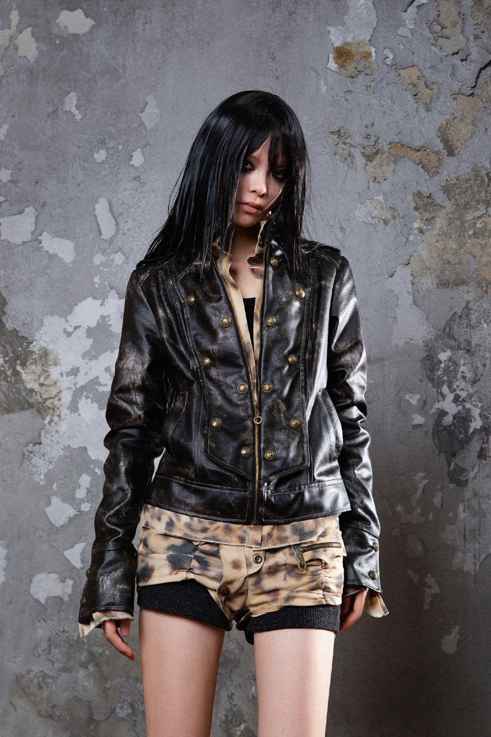 Distressed Straight Jacket