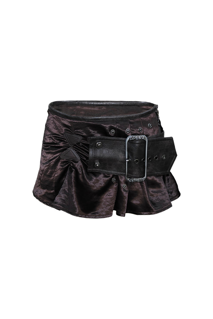 Lilith Belted Ruffle Skirt