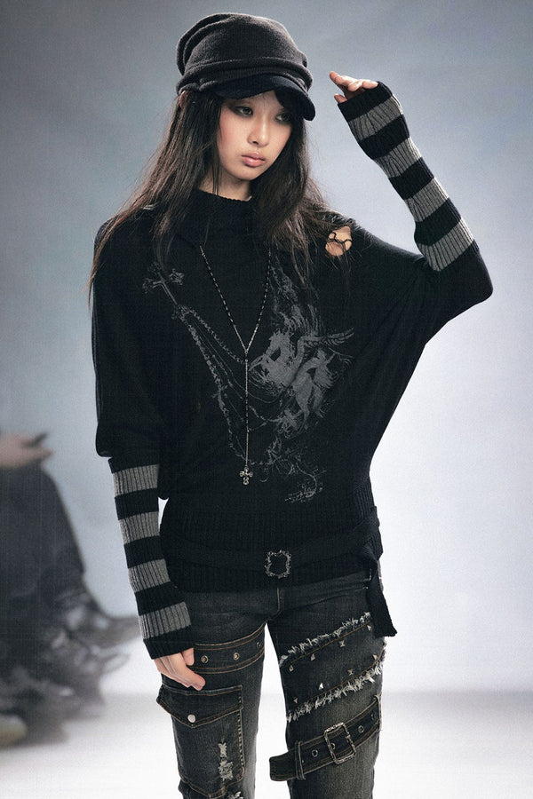 Astra Knight Graphic Sweater